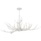 Quoizel Brosh Linear Chandelier 6 Lights Antique White BSH640AWH - alternate 4